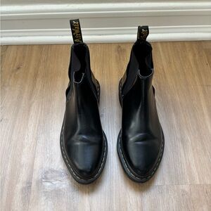 Dr. Martens Black Leather Chelsea Boots